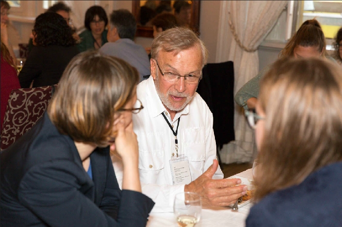 Lester Salamon with colleagues